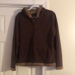 Brown Zip Up Jacket